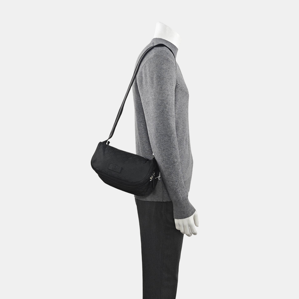 Monogram Canvas Shoulder Bag Black