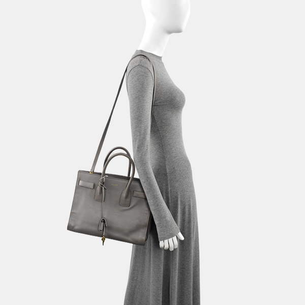 SAC DE JOUR Small Calfskin Gray