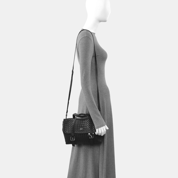 Lambskin Shoulder Bag Black