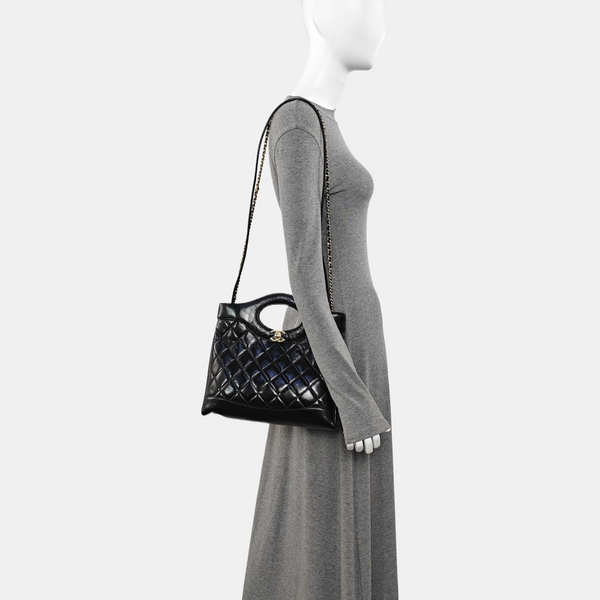 CHANEL 31 Quilted Lambskin Black