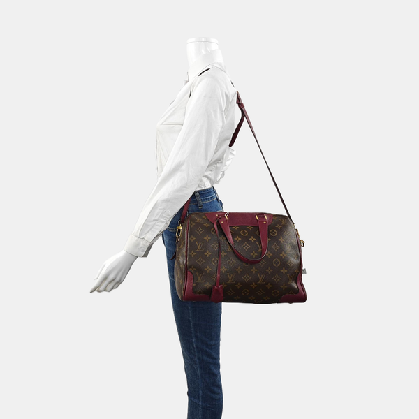 RETIRO NM Monogram Coated Canvas Brown