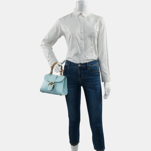 Brillant Mini Calfskin Blue