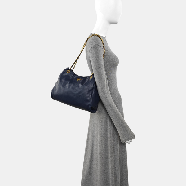 Glace Calf Calfskin Blue