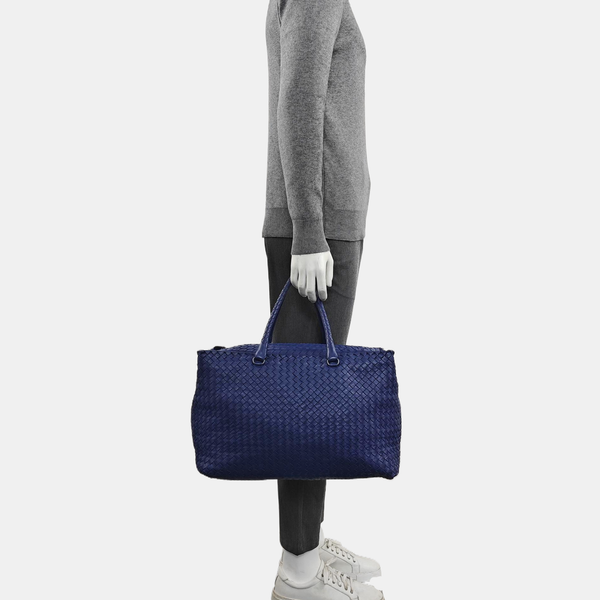 Calfskin Tote Bag Blue