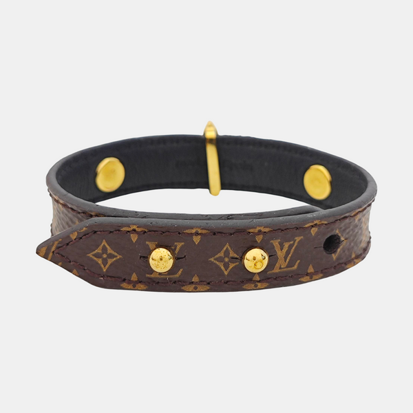 BLOOMING Coated Canvas Brown Bracelet