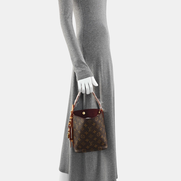 ALL IN BB Monogram Coated Canvas Brown