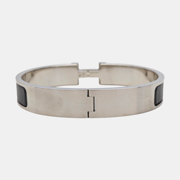 Clic Hh Metal Silver Bangle