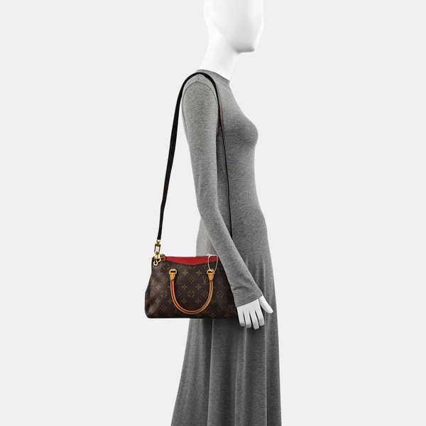 PALLAS BB Monogram Coated Canvas Brown