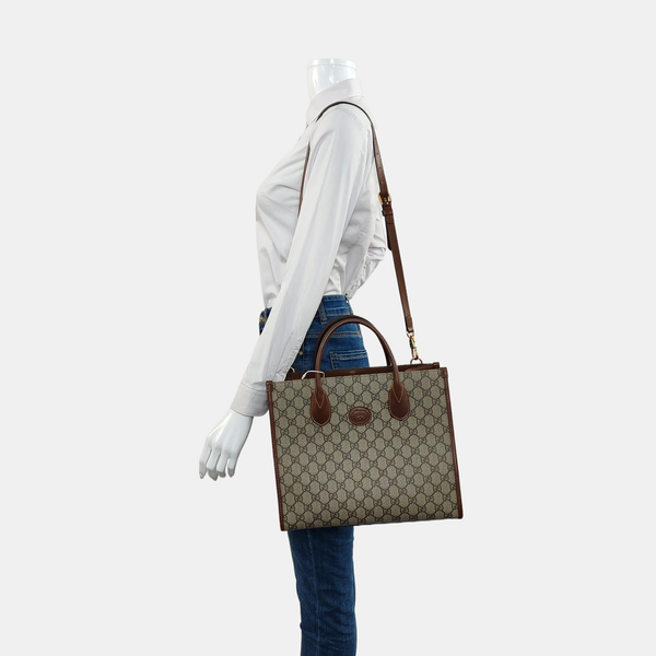 Retro Small Monogram Coated Canvas Brown