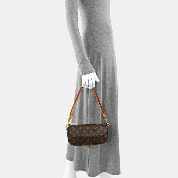 IVY Monogram Coated Canvas Brown