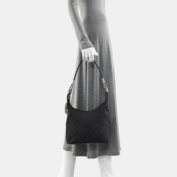 Monogram Canvas Top Handle Bag Black