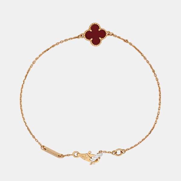 Sweet Alhambra 18k Rose Gold Bracelet