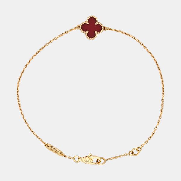 Sweet Alhambra 18k Rose Gold Bracelet