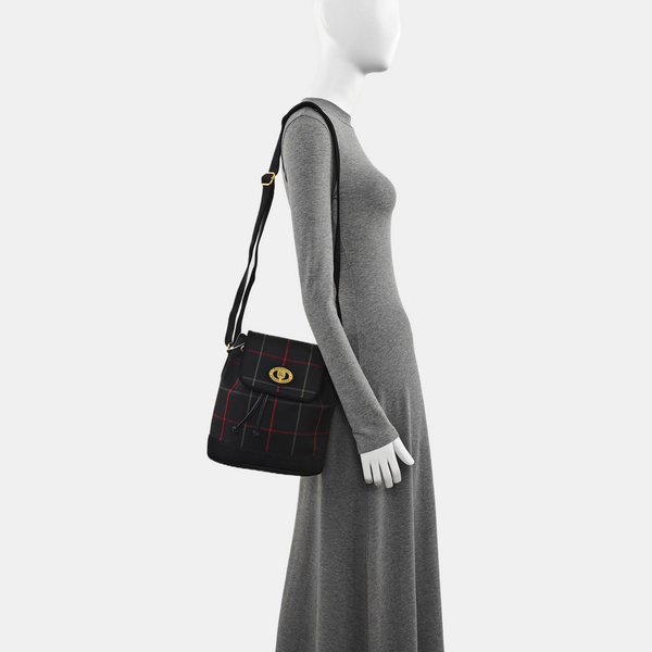 Canvas Shoulder Bag Black