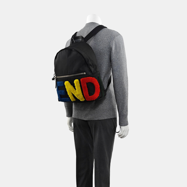 Nylon Backpack Black