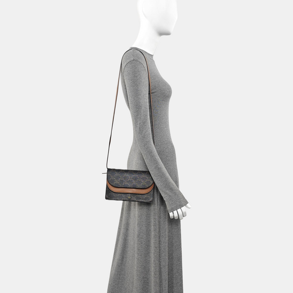 TRIOMPHE CANVAS Small Coated Canvas Brown