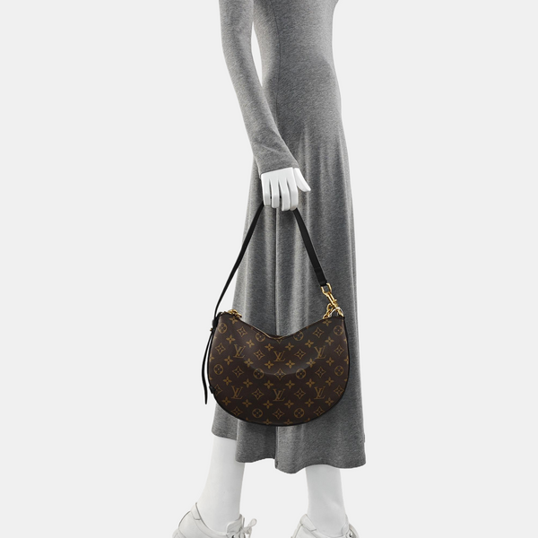 COOKIE BB Monogram Coated Canvas Brown