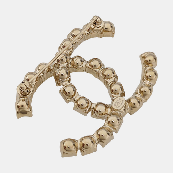Metal Gold Brooch