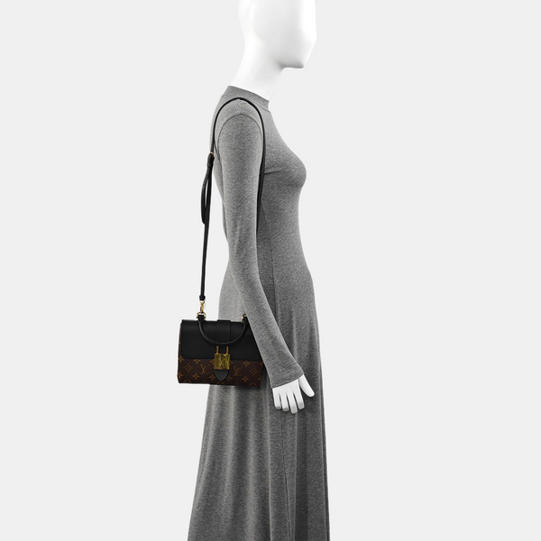 Authenticated pre-owned LOCKY BB Monogram Coated Canvas Brown - Shoulder Bag at Looply