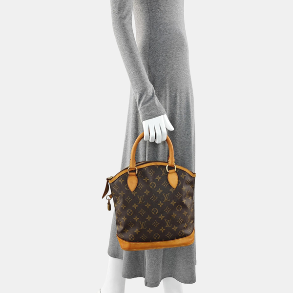 LOCKIT PM Monogram Coated Canvas Brown