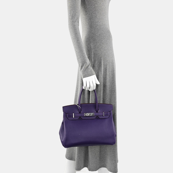 Birkin 30 Epsom Purple