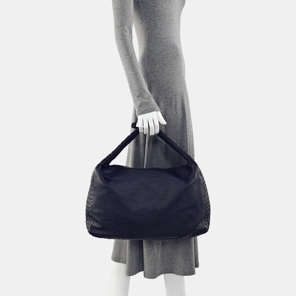 Calfskin Shoulder Bag Purple