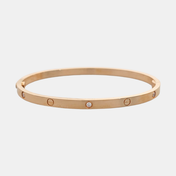 LOVE 18k Rose Gold Bangle