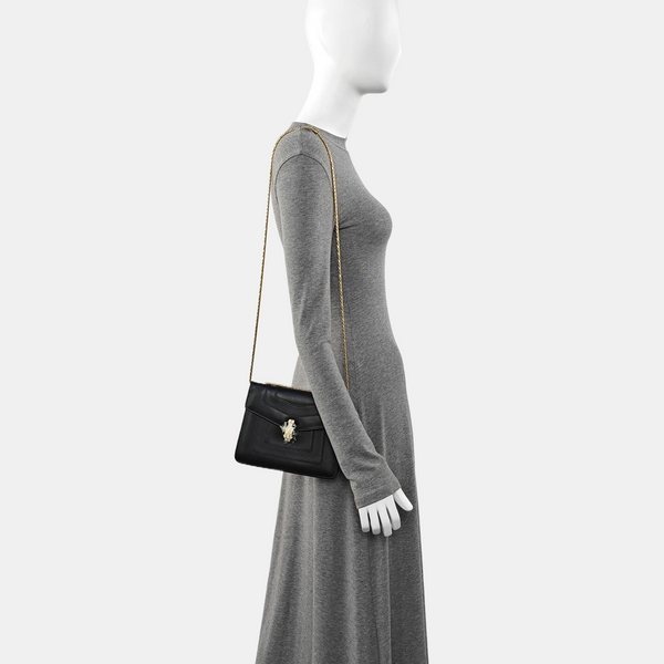 SERPENTI FOREVER Small Calfskin Black