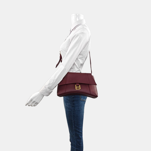 Downtown Small Calfskin Red
