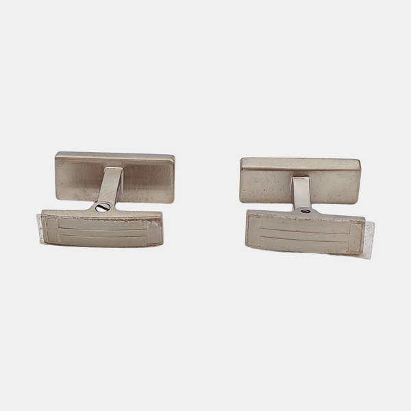 Metal Cufflink Silver