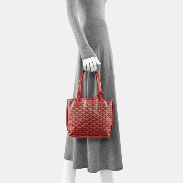 Anjou Mini Coated Canvas Red