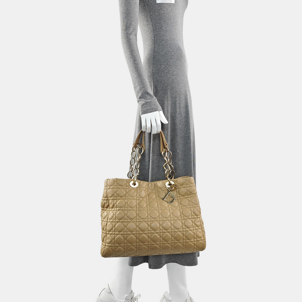 Dior Soft Cannage Calfskin Beige
