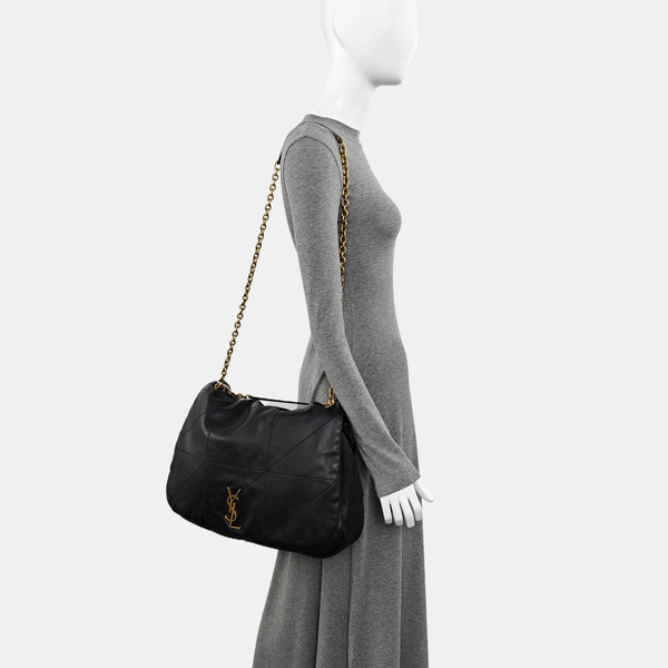 JAMIE 4.3 Quilted Lambskin Black