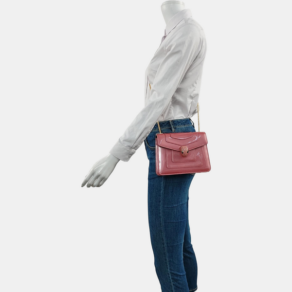 SERPENTI FOREVER Small Calfskin Pink