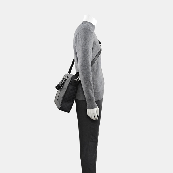 TADAO PM Damier Graphite Coated Canvas Gray
