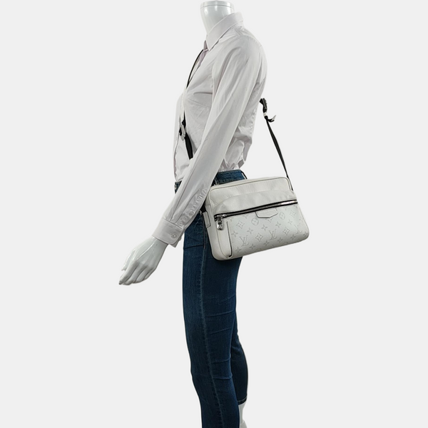 OUTDOOR PM Monogram Coated Canvas White
