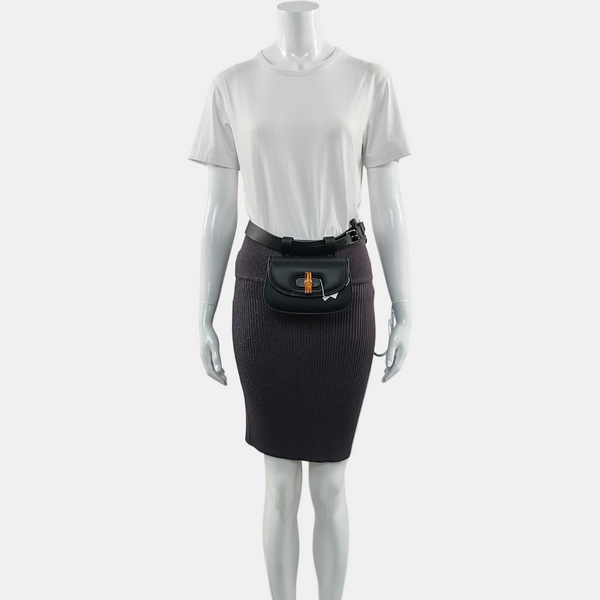 Bamboo 1947 Mini Calfskin Black
