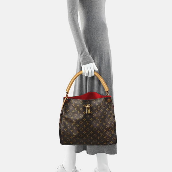 GAIA Monogram Coated Canvas Brown