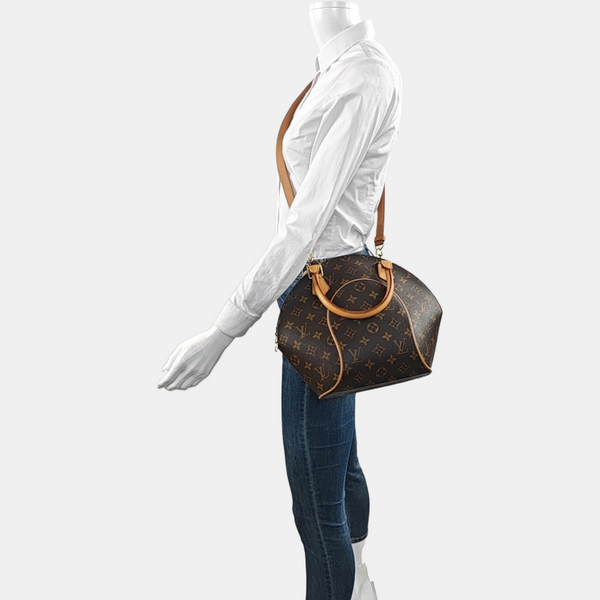 ELLIPSE PM Monogram Coated Canvas Brown