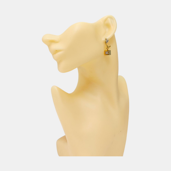 Metal Gold Stud Earrings