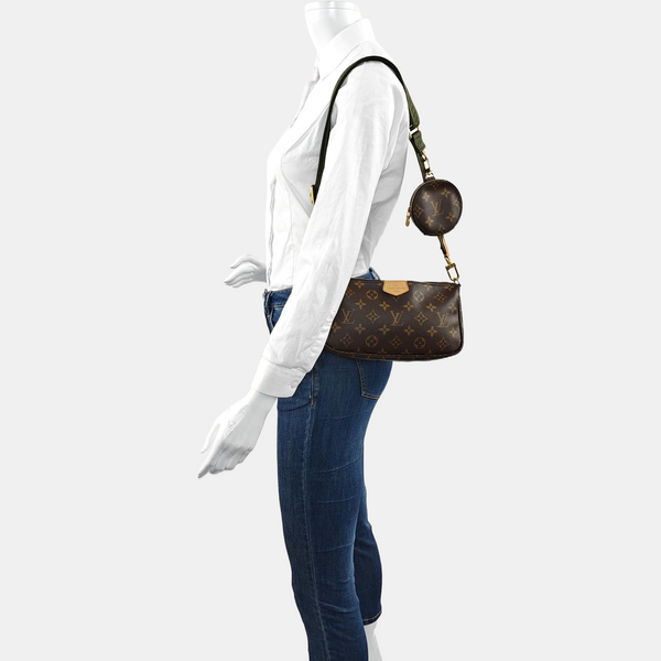 MULTI Monogram Coated Canvas Brown
