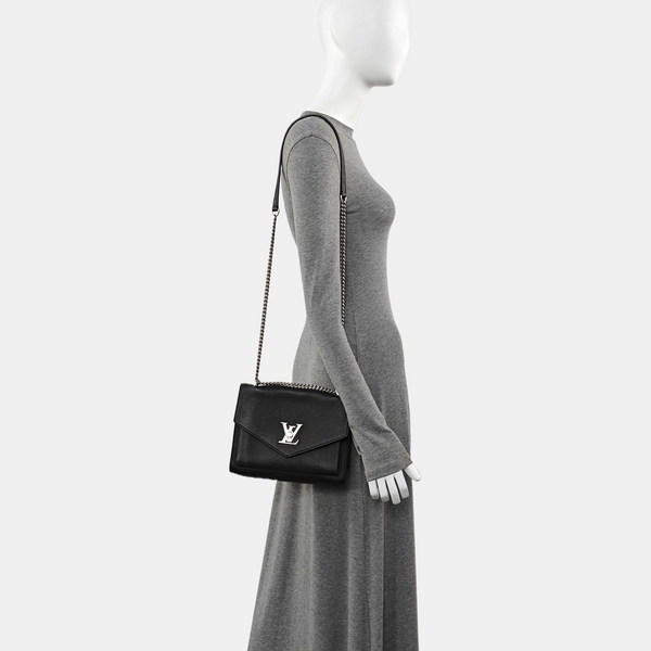 LOCKME BB Calfskin Black