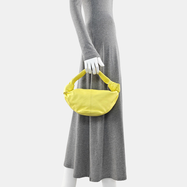 Double Knot Mini Calfskin Yellow