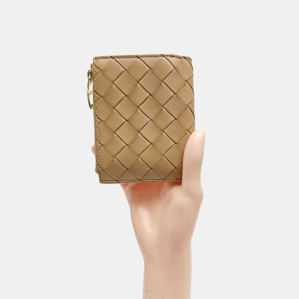 Calfskin Wallet Mini Gray