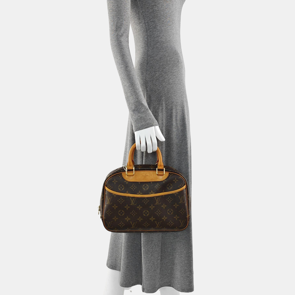 DEAUVILLE Monogram Coated Canvas Brown