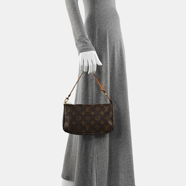 ACCESSOIRES Monogram Coated Canvas Brown