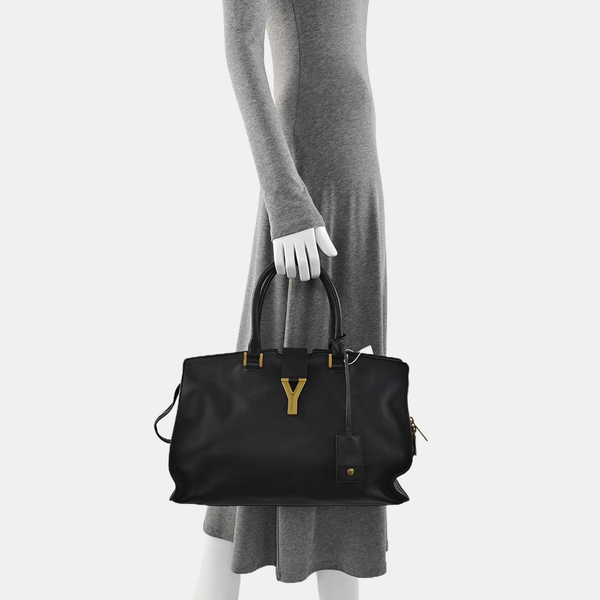 CHYC Y LIGNE Medium Calfskin Black