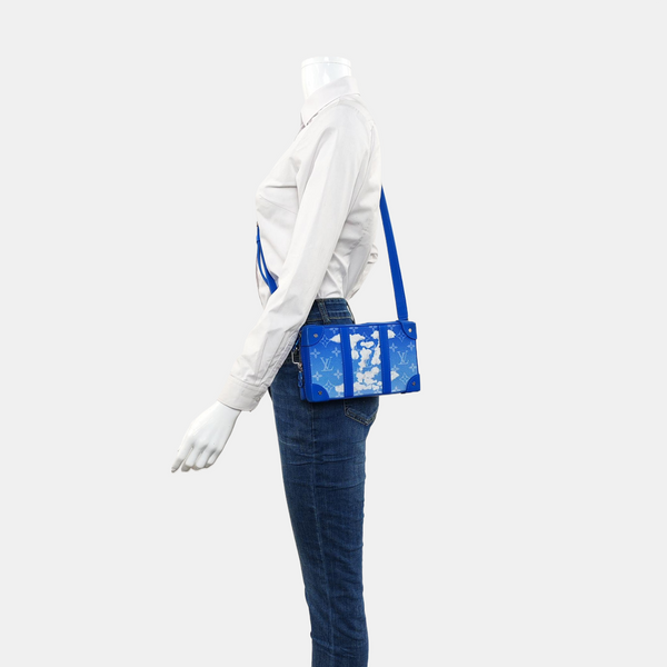 WALLET TRUNK Monogram Coated Canvas Blue
