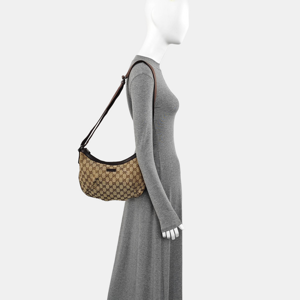 GG Imprime Messenger Monogram Canvas Brown