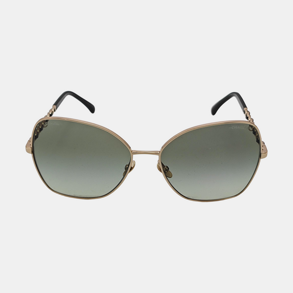 Metal Sunglasses Green